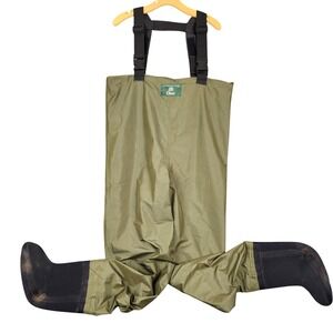 Orvis Breathable Clearwater Fishing Waders Green Mens Size Small RN 3876
